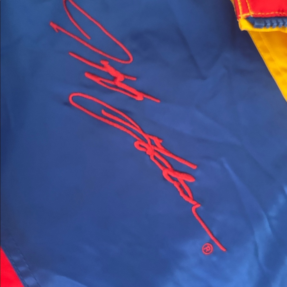 Nascar Blue and Yellow Jacket - Picture 7 of 12